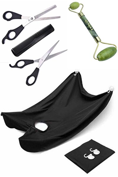 QNİAY 5 Piece Hairdresser Set Hair Cutting Scissors + Thinning Scissors + Com...