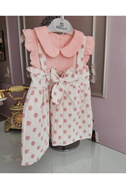 Tozpembebaby Salmon Color Baby Dress