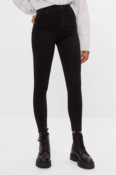 Terranova Alexis Blugi negri cu talie extra inalta Simsiyah (solmaz) Slim Fit