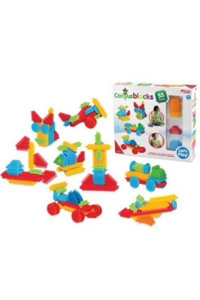 DEDE Toy Cactus Blocks 55pcs 03306