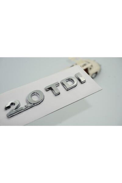 Generic Brand 2.0 Tdi B6 2005-2010 Chrome Abs 3m 3d Luggage Lettering Logo