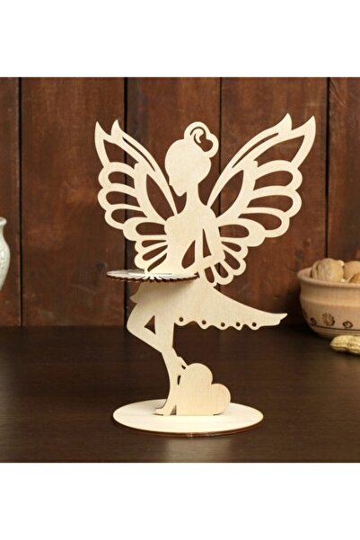 Miana Lazer حامل مناديل خشبي ديكور المطبخ صورة ظلية الملاك حامل مناديل ديكور ...