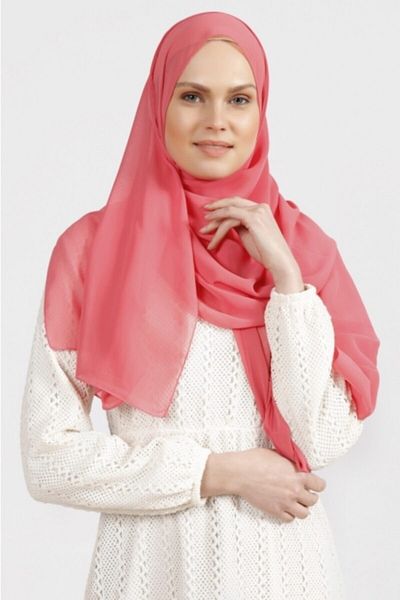 Bluemse Women's Pomegranate Flower Chiffon Shawl