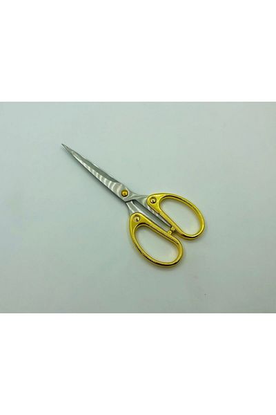 OzanTuhafiye Classic Sewing Embroidery Promise Engagement Scissors M14 Gold