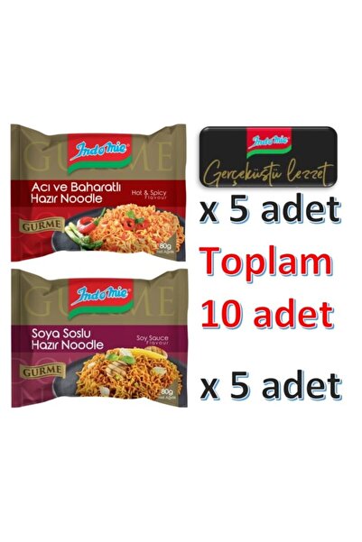 İndomie Indomie Gurme_5*acı Ve Baharatlı 5*soya Soslu _1'luset