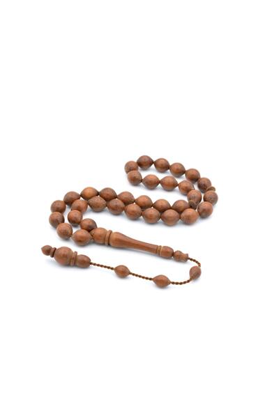 Murty99 Mărgele de rugăciune din lemn de cireș tăiate cu sistem Masterpiece P...