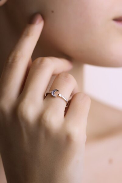 MySilvers Ay Yıldız Çıtır Yüzük