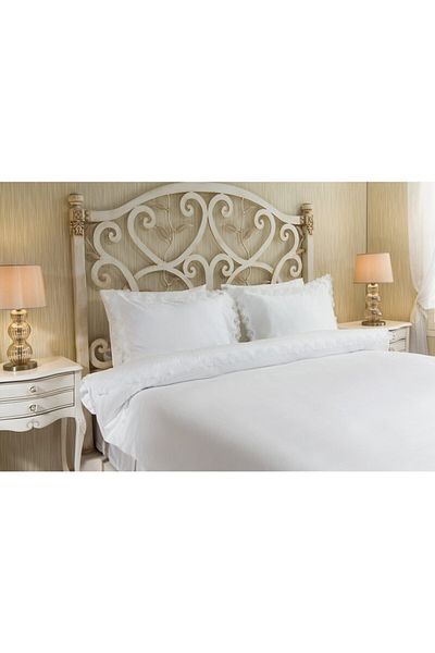 Gül Güler Double Lace Duvet Cover Set - Petunia