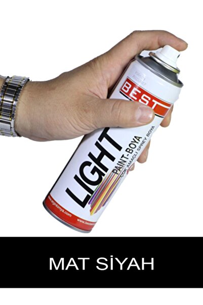 Genel Markalar Lıght Sprey Boya 250 Ml Mat Siyah