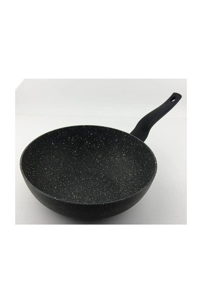 Esse Nso Granite Single Handle Wok Pan 28cm