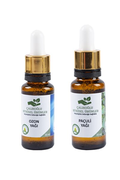 Çalıkoğlu Bitkisel Ürünler 20 مل زيت الأوزون - زيت الباتشولي عبوة من قطعتين