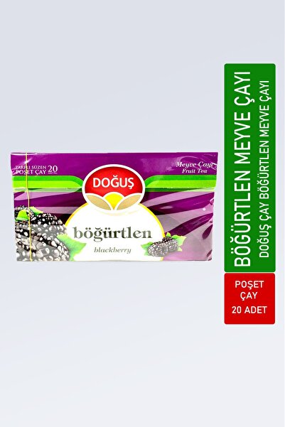 Doğuş 20 عبوة من شاي فاكهة التوت الأسود - Depaçay1004