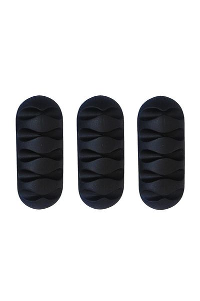 Neler Geldi Neler 5 Channel Cable Holder Organizer- 3Pcs Cable Organizer Set in Package 3Pcs Adhesive Set