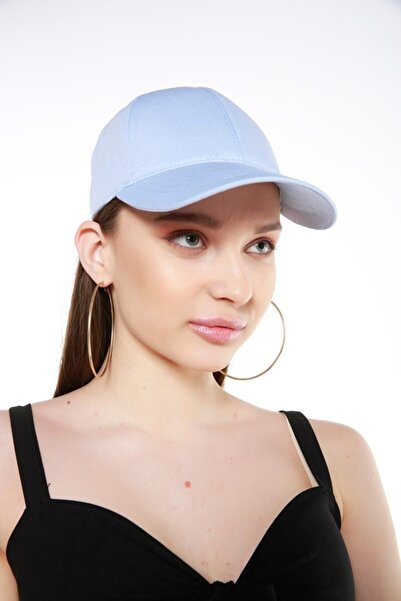 Zirve Kadın Düz Renk Şapka Açık Mavi