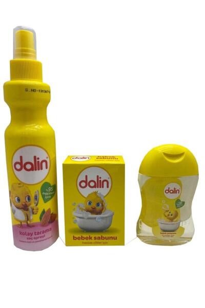 Dalin Kolay Tarama Spreyi Badem Yağlı 200 ml 3"lü Set