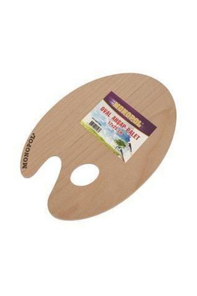 Monopol Οβάλ Ξύλινη Παλέτα 17*25 εκ