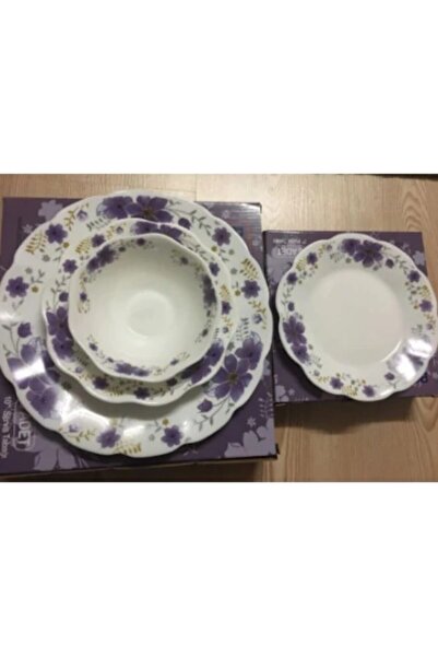 Porgold Opal Dinner Plate Set of 6 - 20 Cm Purple