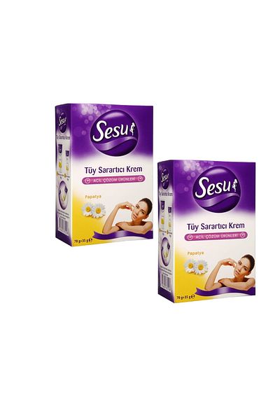 Sesu Cream Colored Feather Lightener - 2 Pieces 70 & 35 gr