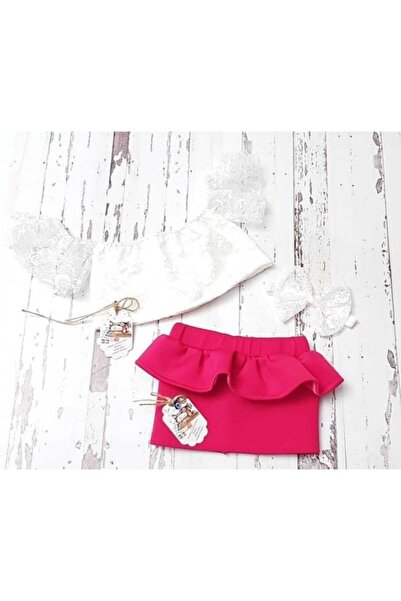 NA ADDESIGN Devojčica suknja sa volanima Čipka set bluza