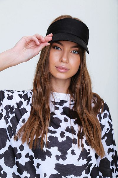 Trend Alaçatı Stili Cap - Schwarz - Sport