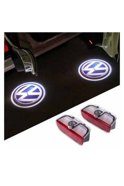 FV-TUNİNG Volkswagen Jetta Kapı Altı Hayalet Logo Orjinal Lazer Led