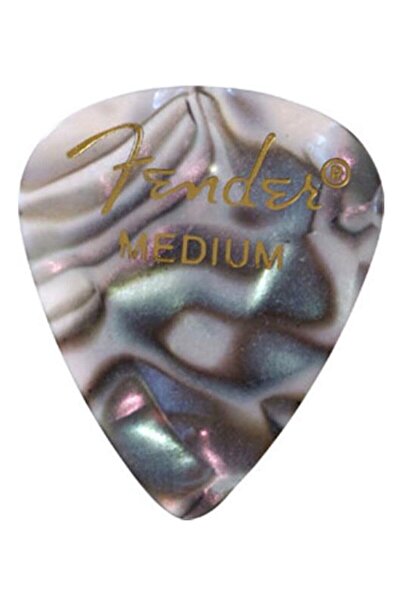FENDER 351 Premium Celluloid Picks Abalone - Medium - 1 Adet Pena