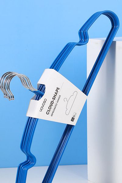 YOYOSO Φόρεμα 10 Lu Blue Metal - Σχήμα σύννεφου, Αντιολισθητική κρεμάστρα βάσης