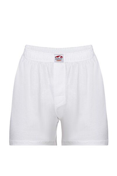 Şahin Erkek Düğmeli %100 Pamuk Boxer