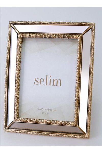 By Selim 13X18 Elsira Silver Mirrored Frame