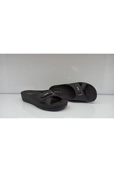 Muya Women's Black Anatomical Slippers