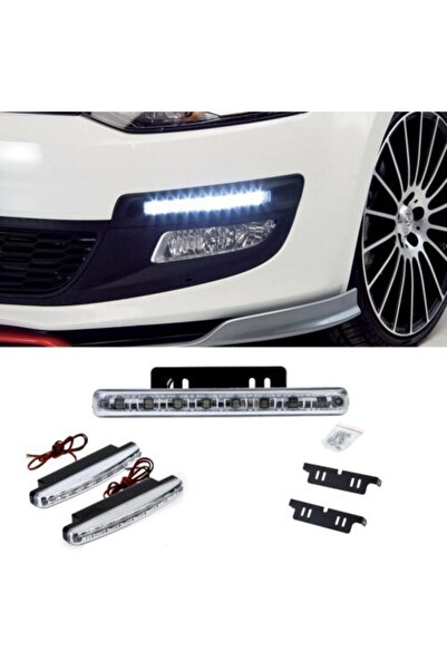 ŞüsCarOto 8 Ledli Gündüz Farı Ledi Drl Led Lamba