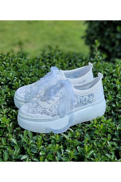 Ayakkabı Tutkusu Stilo ® Bridal Shoes 5cm Lace Stylish and Comfortable