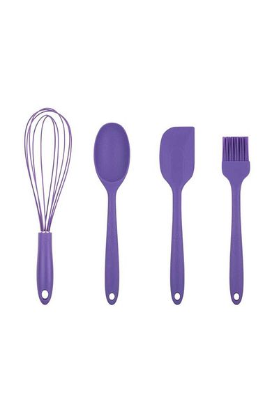 Tantitoni Silicone Purple Large Prep Set of 4
