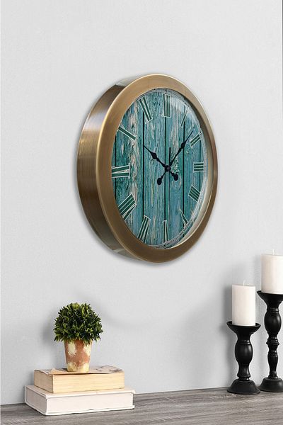 Kasva Concept Cadou 36 Cm Ceas de Perete Cool Metal Antic