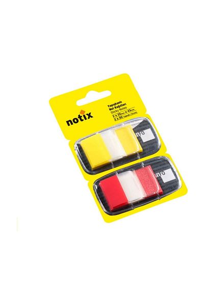 Umix إشارة مؤشر Notix 2 لون × 50 ورقة بيضاء مع موزع معلق