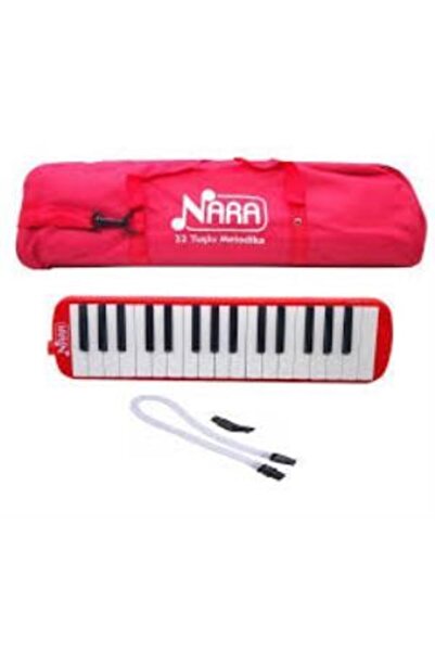 Genel Markalar Melodika 32 Tuşlu Bez Çanta - Kırmızı