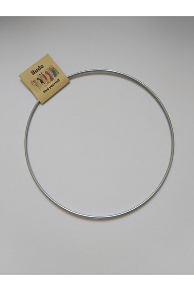 Enludo دائرة معدنية مكرامية 24 سم حلقة بكرة مجلفنة Dream Catcher