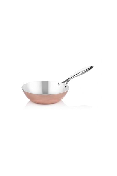 Altınbaşak Elite Multi Metal Copper Wok Pan 26cm