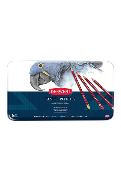 Derwent Pastel Curry 36 Pieces Tin Box