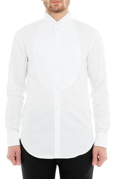 Emporio Armani Ανδρικό λευκό πουκάμισο 21C70G 21C29 101