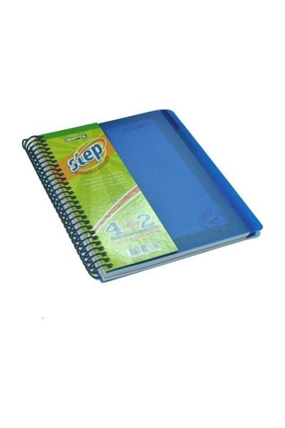Gıpta Pas (17X24) 150 Yp. Plas. Caiet cu 6 separatoare (1272) 4 secțiuni pătrate + 2 secțiuni cu rigle