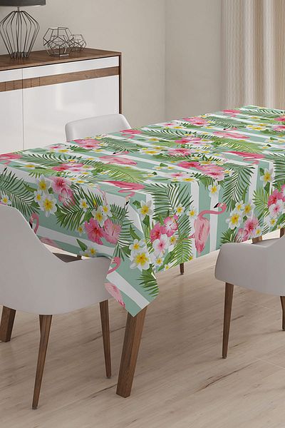Realhomes Față de masă imprimată digital 3D cu design personalizat - 140 x 220 cm