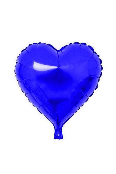 Kazanabil Heart Shaped Foil Balloon 40cm Dark Blue