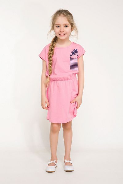 DeFacto Pink Girls' Dress with Comfortable Fit - I0390A6.18Sm.Pn164