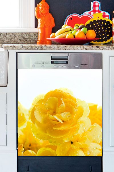 Tilki Dünyası Autocolantul pentru ușa mașinii de spălat vase Magic of Yellow BLSK 000057