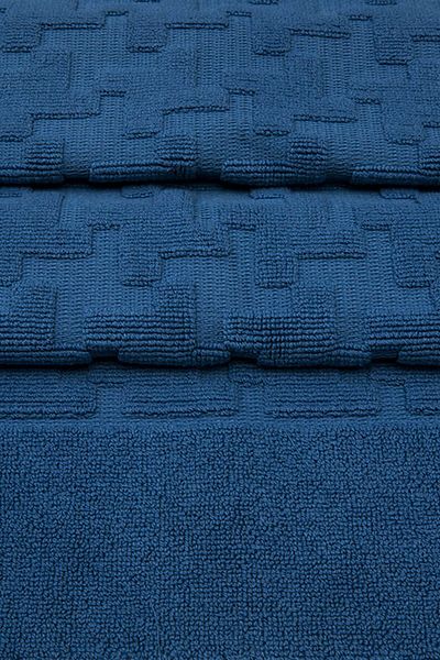 English Home Pure Basic Foot Towel 50x70 Cm Dark Blue
