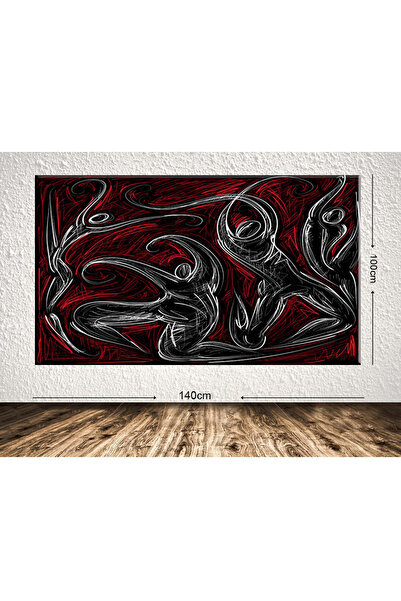 Tablo Center Dev Boyut Soyut Kanvas Tablo 100x140cm