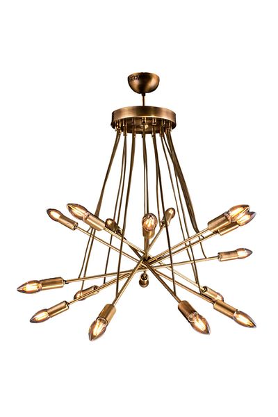 Sedef Avize Sedef 9181-16 ESK 16-Piece Chandelier - Antique Design