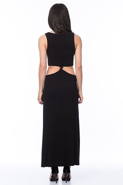 Koton Schwarzes Damenkleid 5YAK88826OK