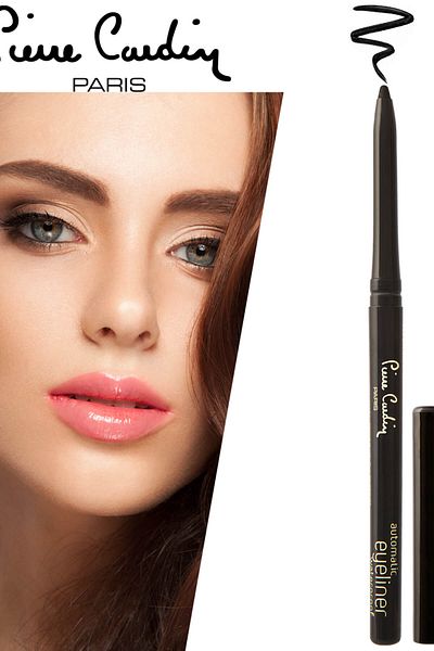 Pierre Cardin Black Automatic Eyeliner - Waterproof, Resealable Eye Liner8680570258180